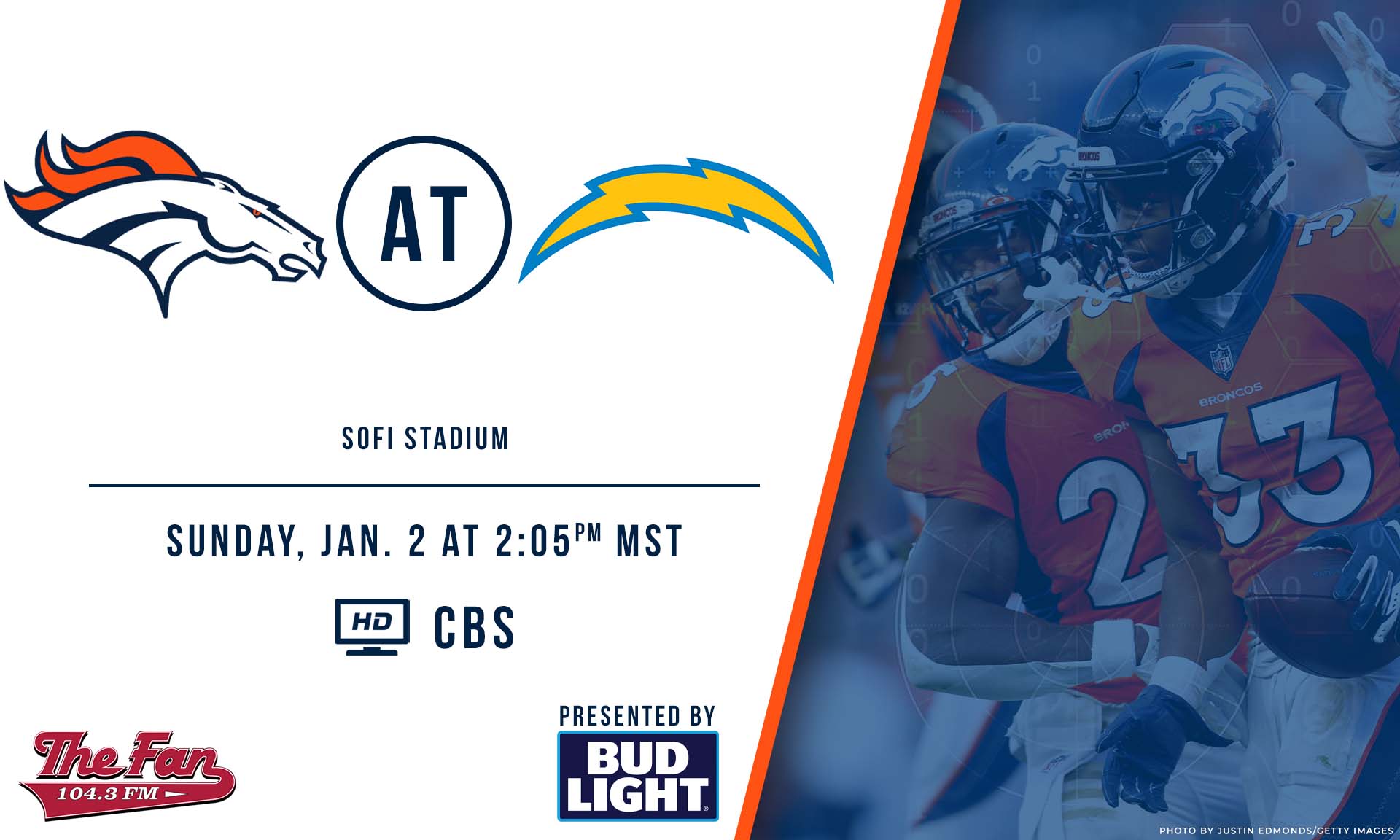 Week 17 – Broncos at Chargers...