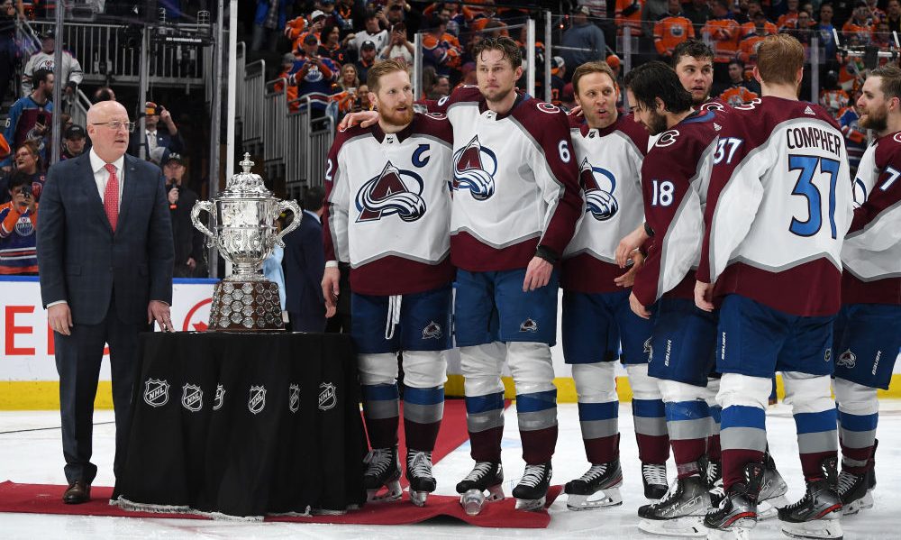 Avalanche Western Conference champions...