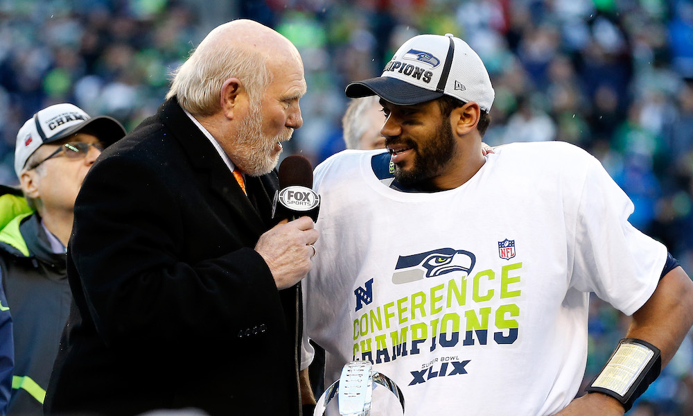 Terry Bradshaw and Russell Wilson...
