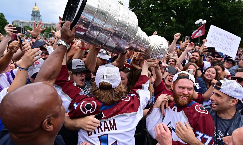 Avalanche defender Bo Byram got stopped by a cop. Mikko Rantanen drank from  a shoe. The Stanley Cup victory parade brought out Denver's best. We  literally had chills.