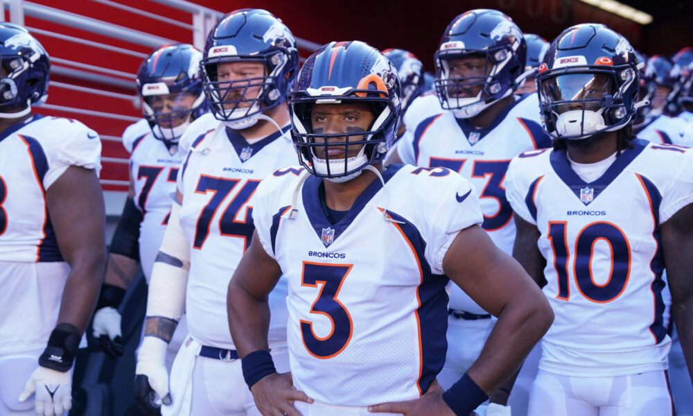 Russell Wilson leads the Denver Broncos...