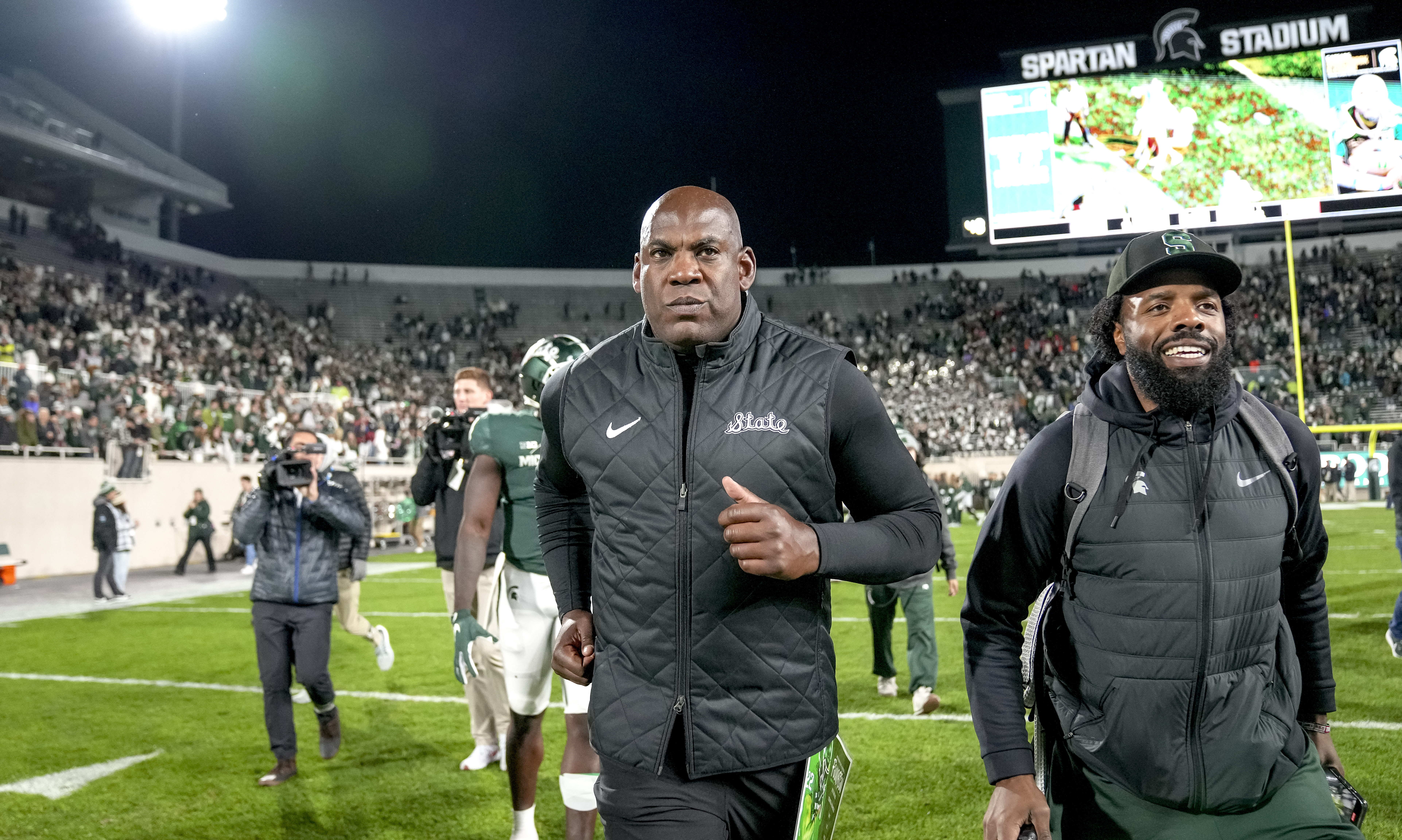 Mel Tucker, the coach at Michigan State...