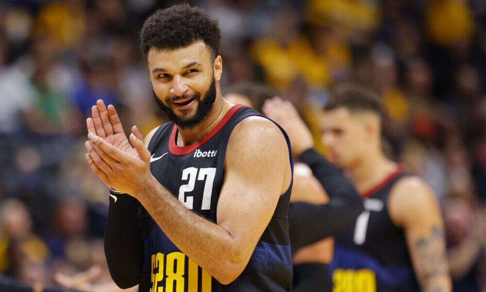 Jamal Murray of the Denver Nuggets...