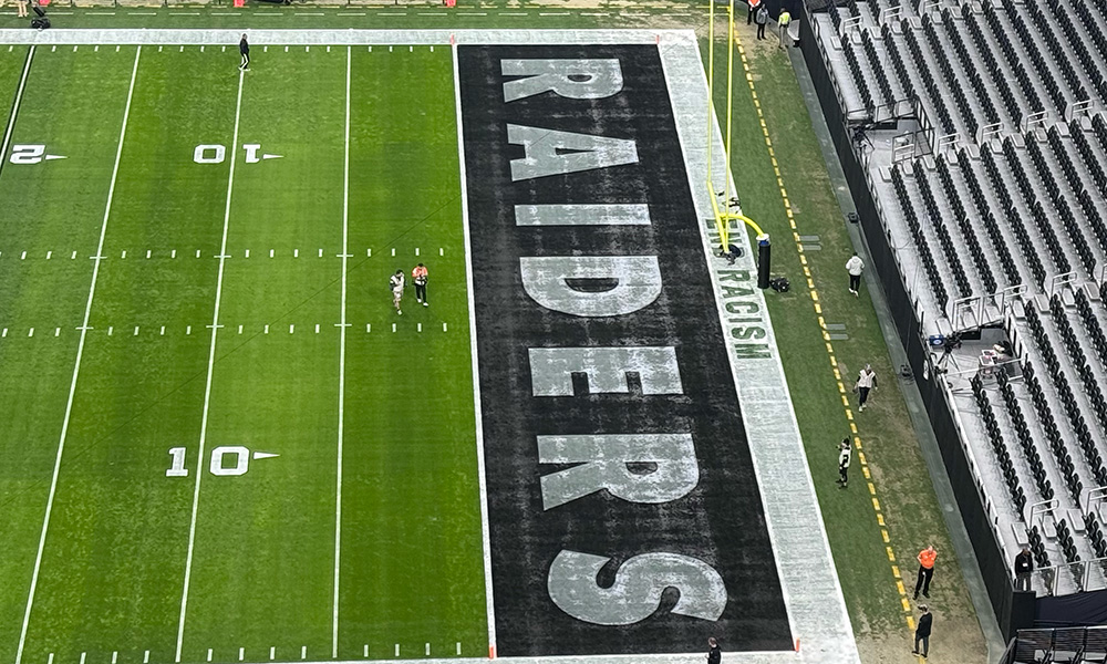 Raiders field...