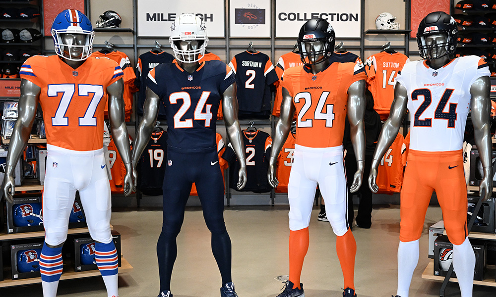 Broncos new uniforms...