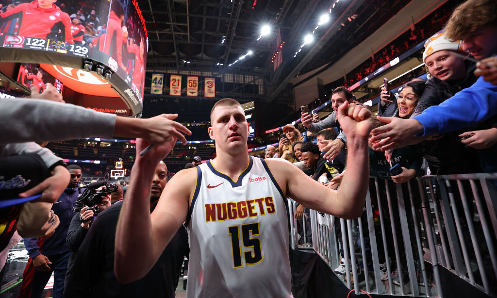 Nikola Jokic of the NBA's Denver Nuggets...