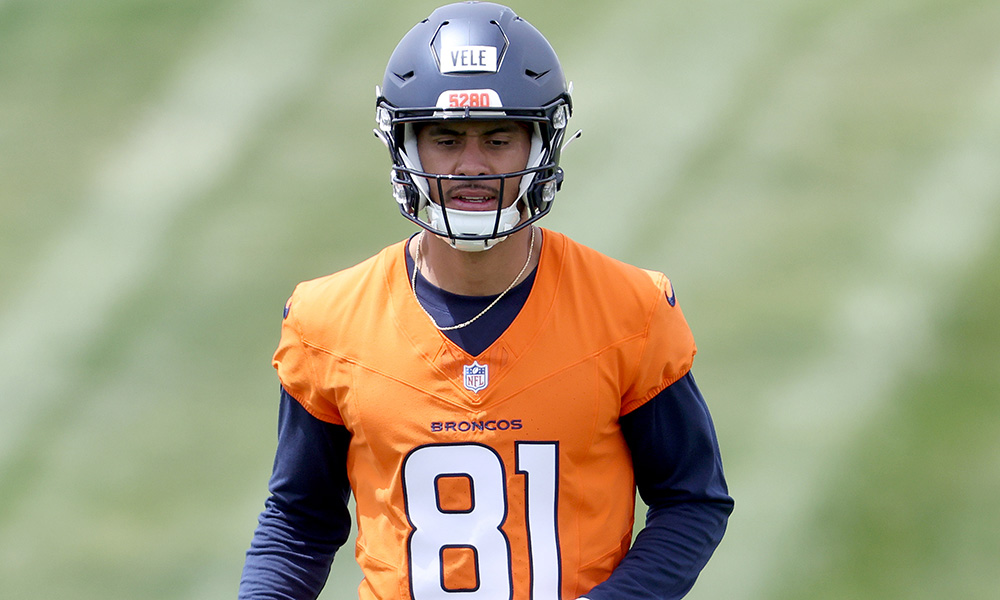 Broncos wide receivers Devaughn Vele...