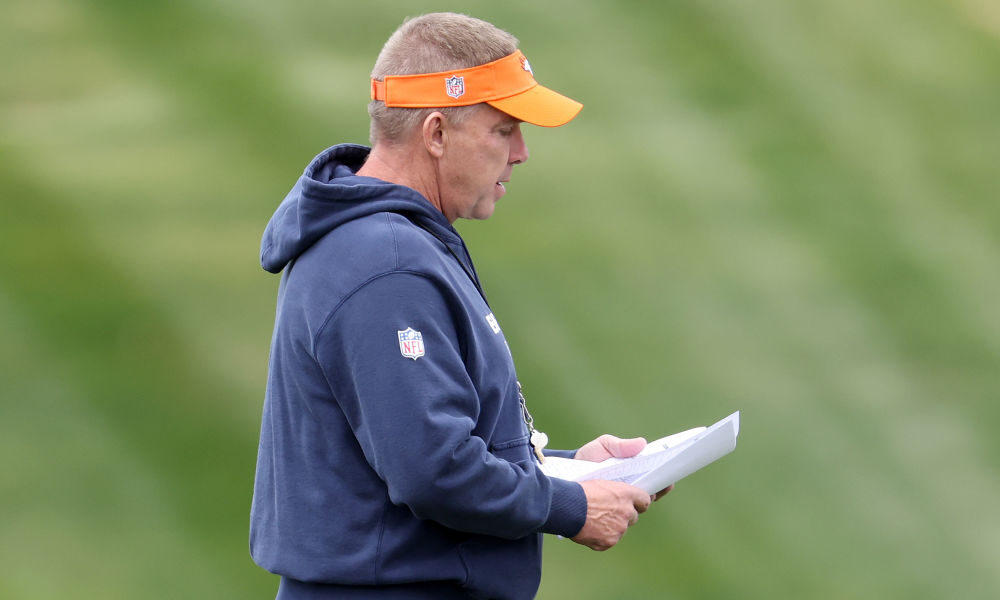 Denver Broncos coach Sean Payton...