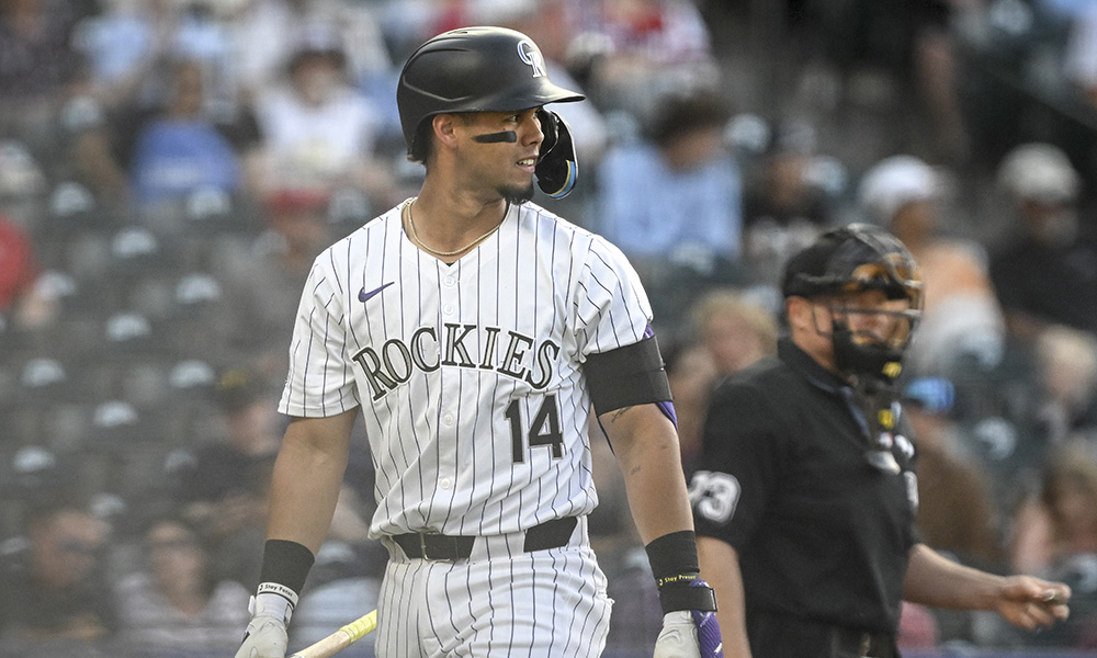 Rockies shortstop Ezequiel Tovar...