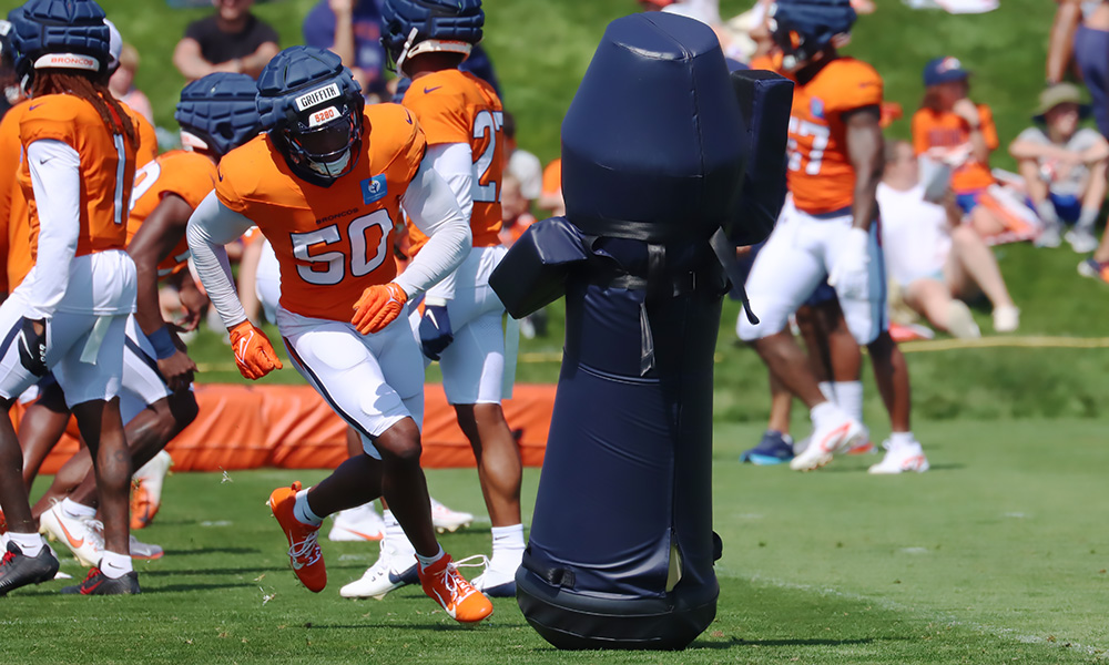 Broncos LB Jonas Griffith...