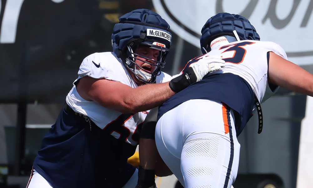 Broncos RT Mike McGlinchey...