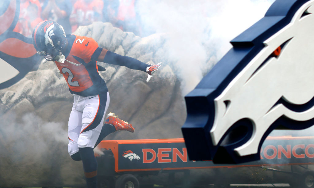 Pat Surtain II #2 of the Denver Broncos...