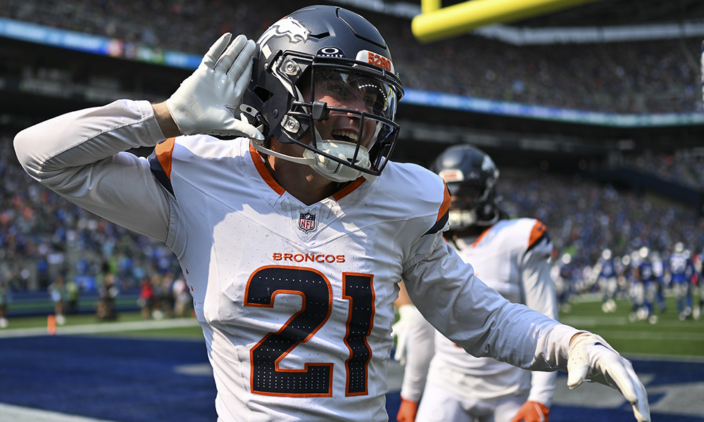 Broncos CB Riley Moss...