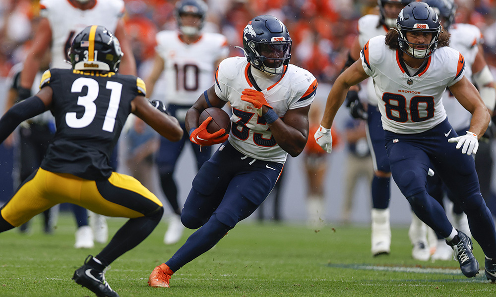 Broncos RB Javonte Williams...