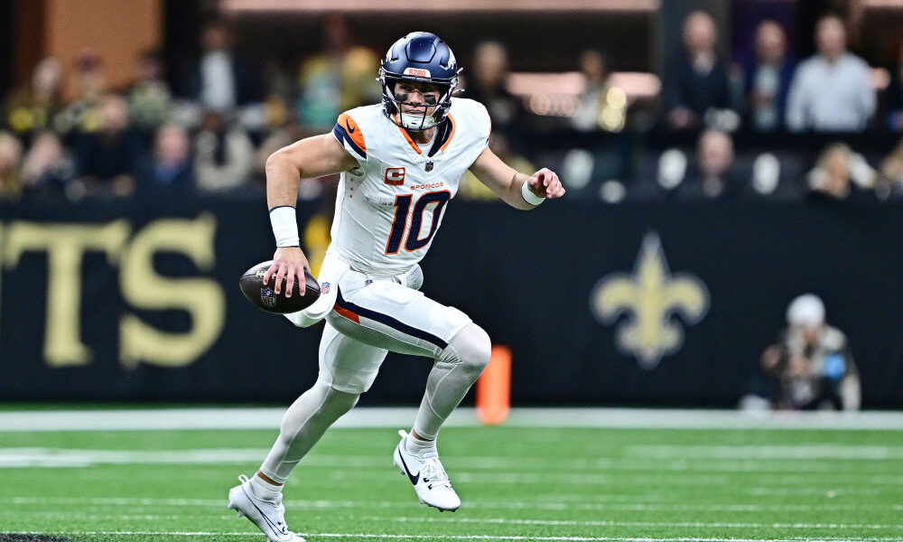 Bo Nix knows that Denver’s running game, including himself, is a big winner