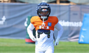Reports: Broncos OLB Nik Bonitto limps off at training camp