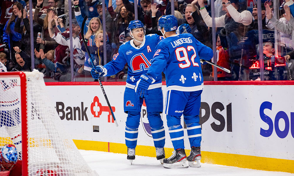 Nathan MacKinnon Gabriel Landeskog Avalanche...