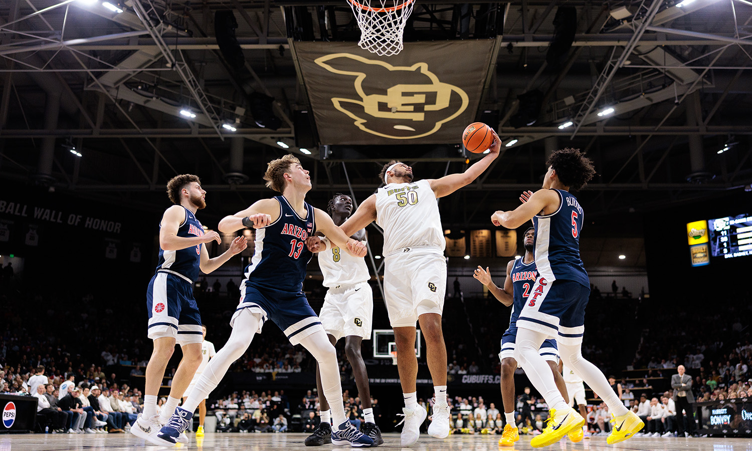 CU Buffs basketball vs. Arizona, 2026...