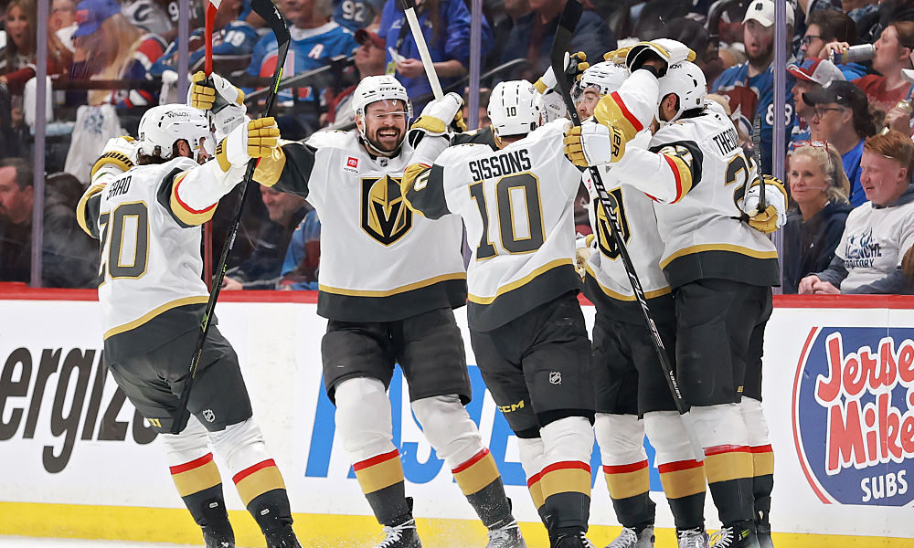 Avalanche Golden Knights goal...