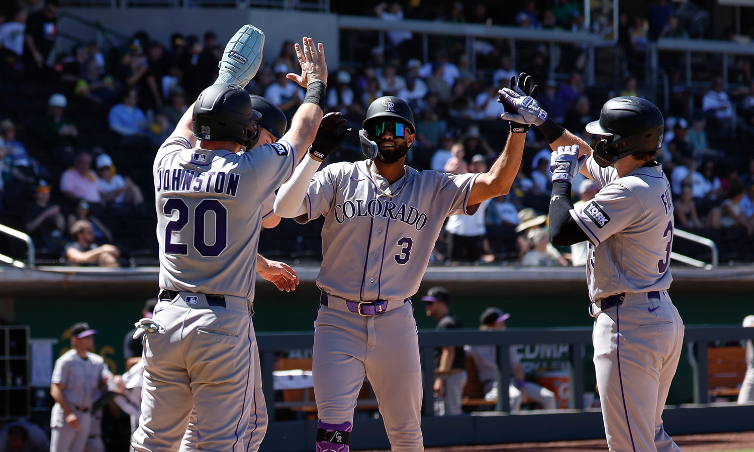 Colorado Rockies on their record-breaking day...