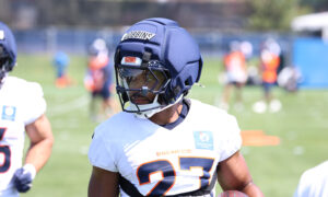 On a day when Broncos pass catchers stood out, J.K. Dobbins seized the spotlight