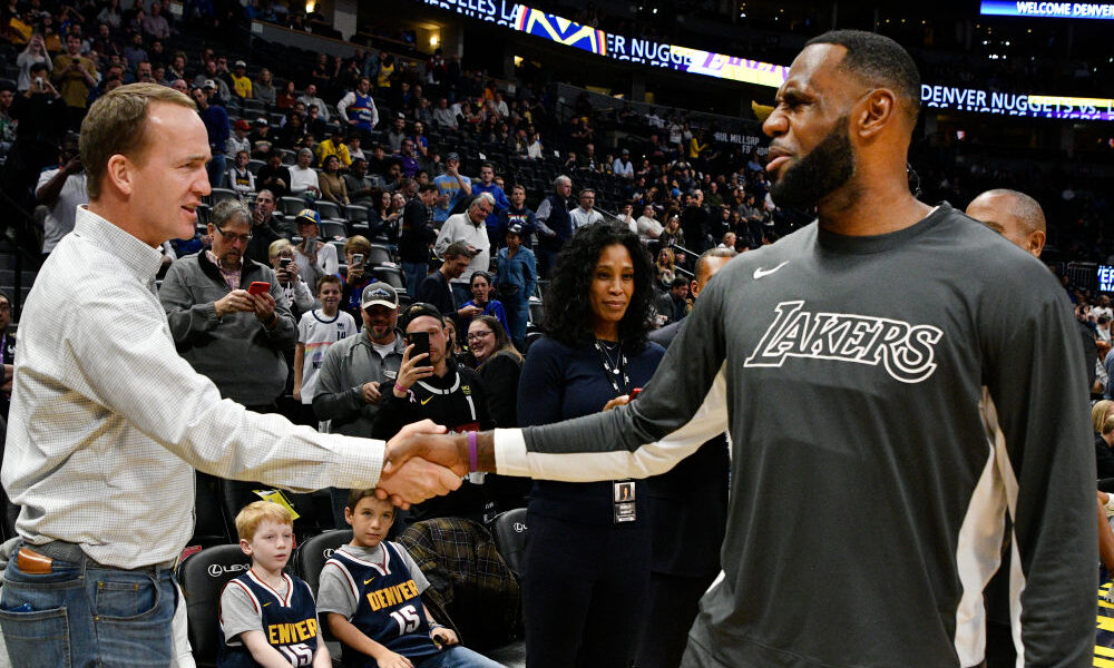 Peyton Manning LeBron James...