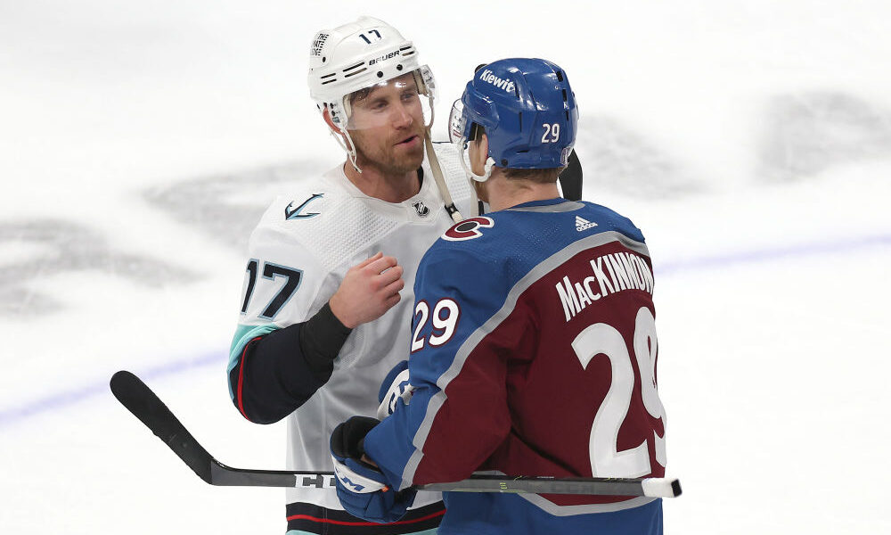 Jaden Schwartz Nathan MacKinnon Avalanche...