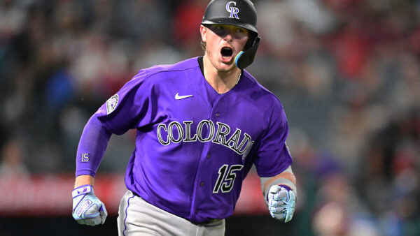 Hunter Goodman of the Colorado Rockies