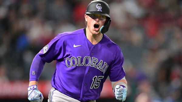 Hunter Goodman of the Colorado Rockies