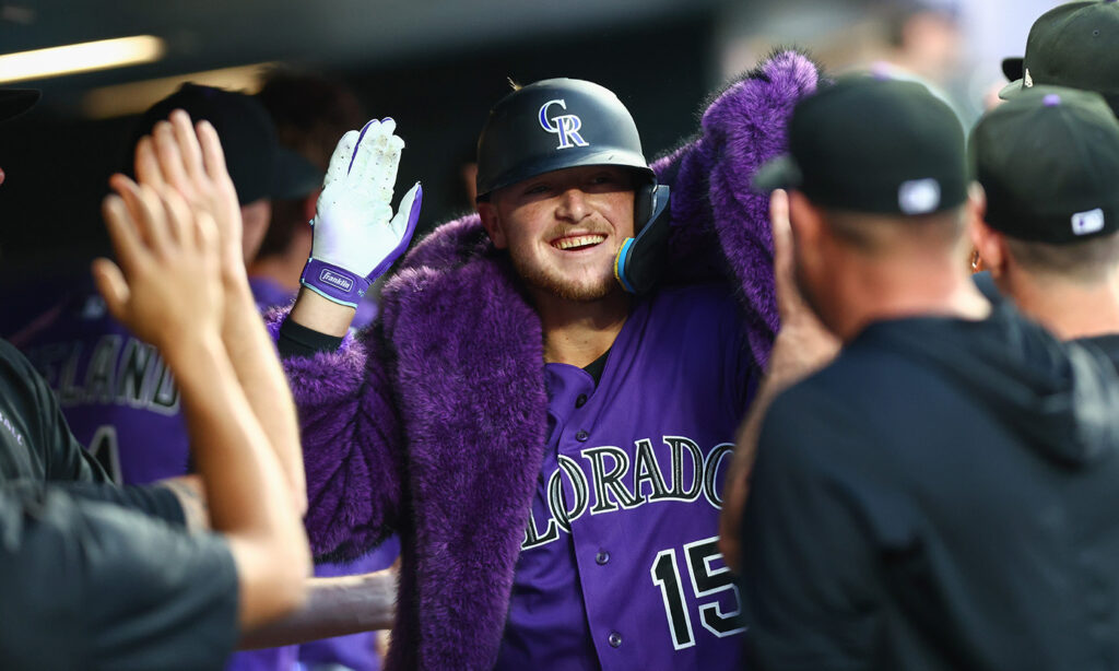 Rockies catcher Hunter Goodman