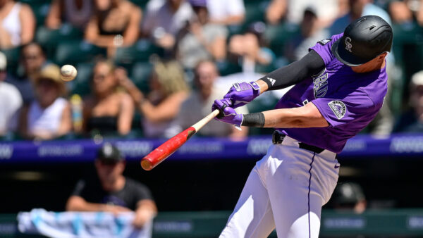 Rockies first baseman TJ Rumfield