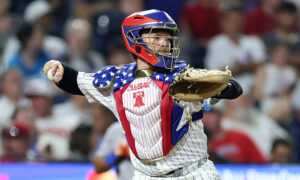 Rockies’ Goodman lines out in his sole at-bat in All-Star Game