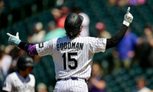 Rockies fall despite Goodman’s three home runs