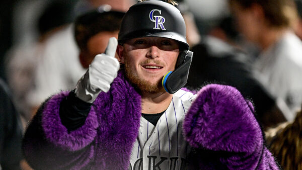Rockies catcher Hunter Goodman