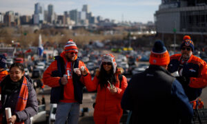 Broncos introduce two-foot hot dog to feed families