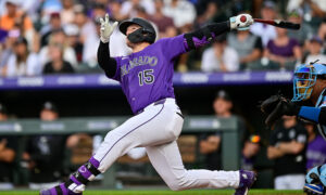 Rockies pound Royals as Goodman blasts two homers on a four-hit night