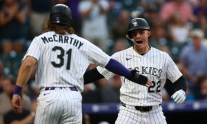 Rockies lose 7-5 lead in ninth, fall in extra innings to AL-leading Rays