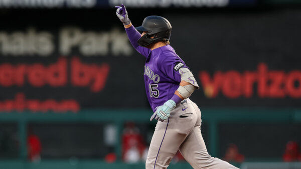 Rockies catcher Hunter Goodman