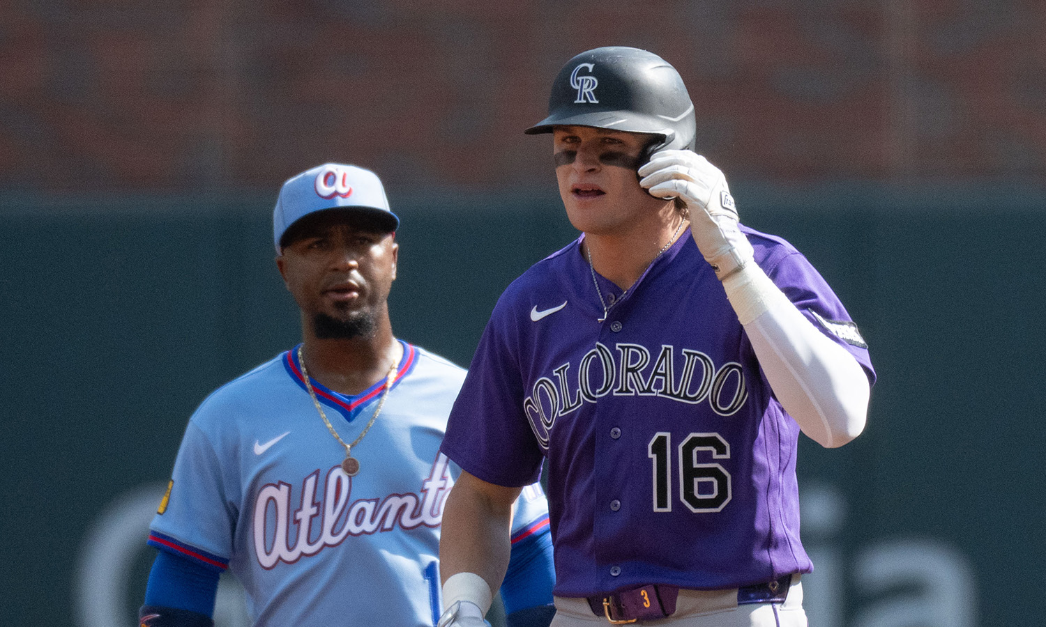 Rockies outfielder Cole Carrigg...