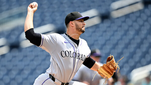 Rockies pitcher Gabriel Hughes