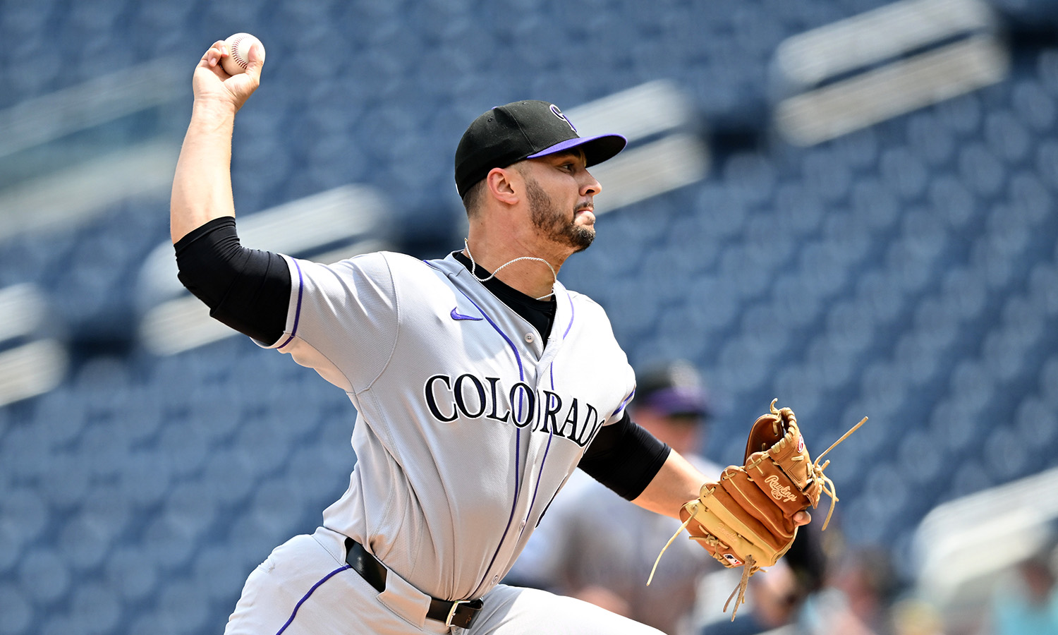 Rockies pitcher Gabriel Hughes...