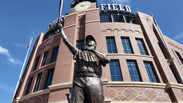 Larry Walker statue at Coors Field