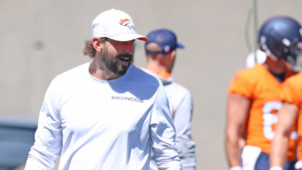 Broncos offensive coordinator Davis Webb