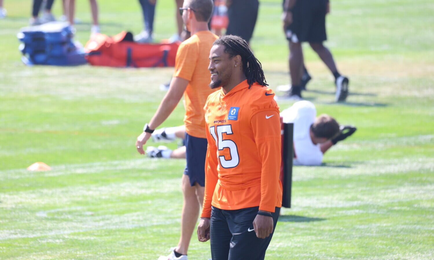 Nik Bonitto spotted at Broncos camp one day after an injury scare – Denver Sports