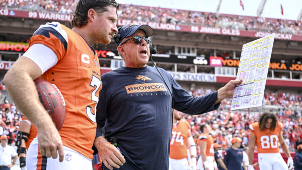 Broncos coach Sean Payton and kicker Wil Lutz