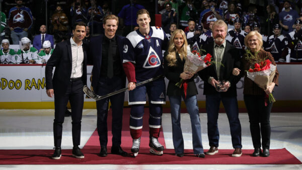Andrew Cogliano Nathan MacKinnon Gabriel Landeskog Avalanche