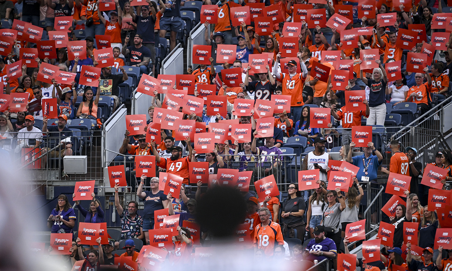 Broncos fans in attendance in the 2026 preseason...