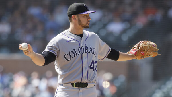 Rockies pitcher Gabriel Hughes