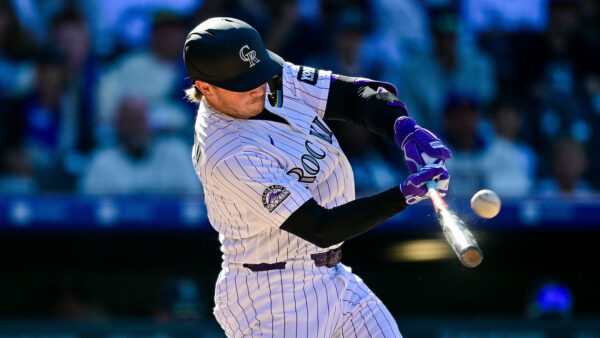 Rockies catcher Hunter Goodman