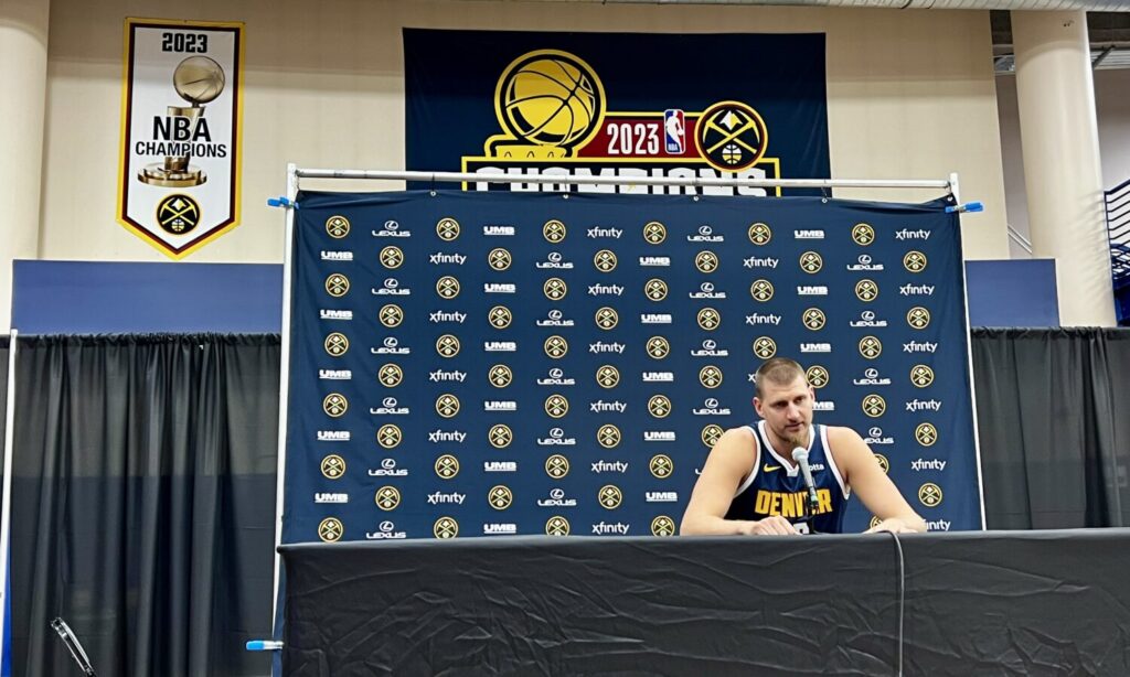 Nikola Jokic Denver Nuggets media day 2026